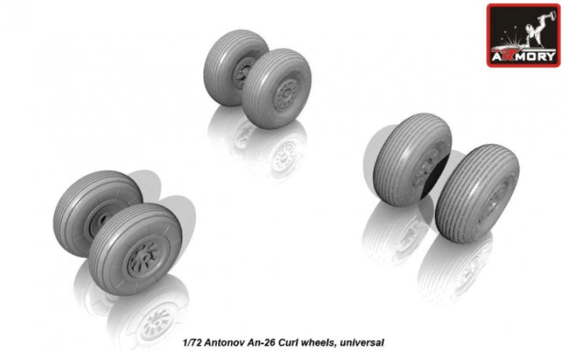 Antonov An-26 Curl wheels, universal