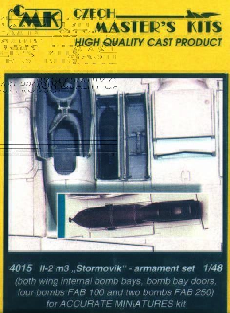 Il-2 M3 Stormovik armament set (бомбовый отсек) 4015