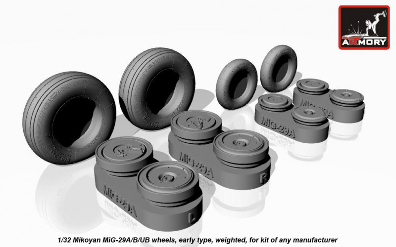 MiG-29 Weighted Wheels (Early) AW32006