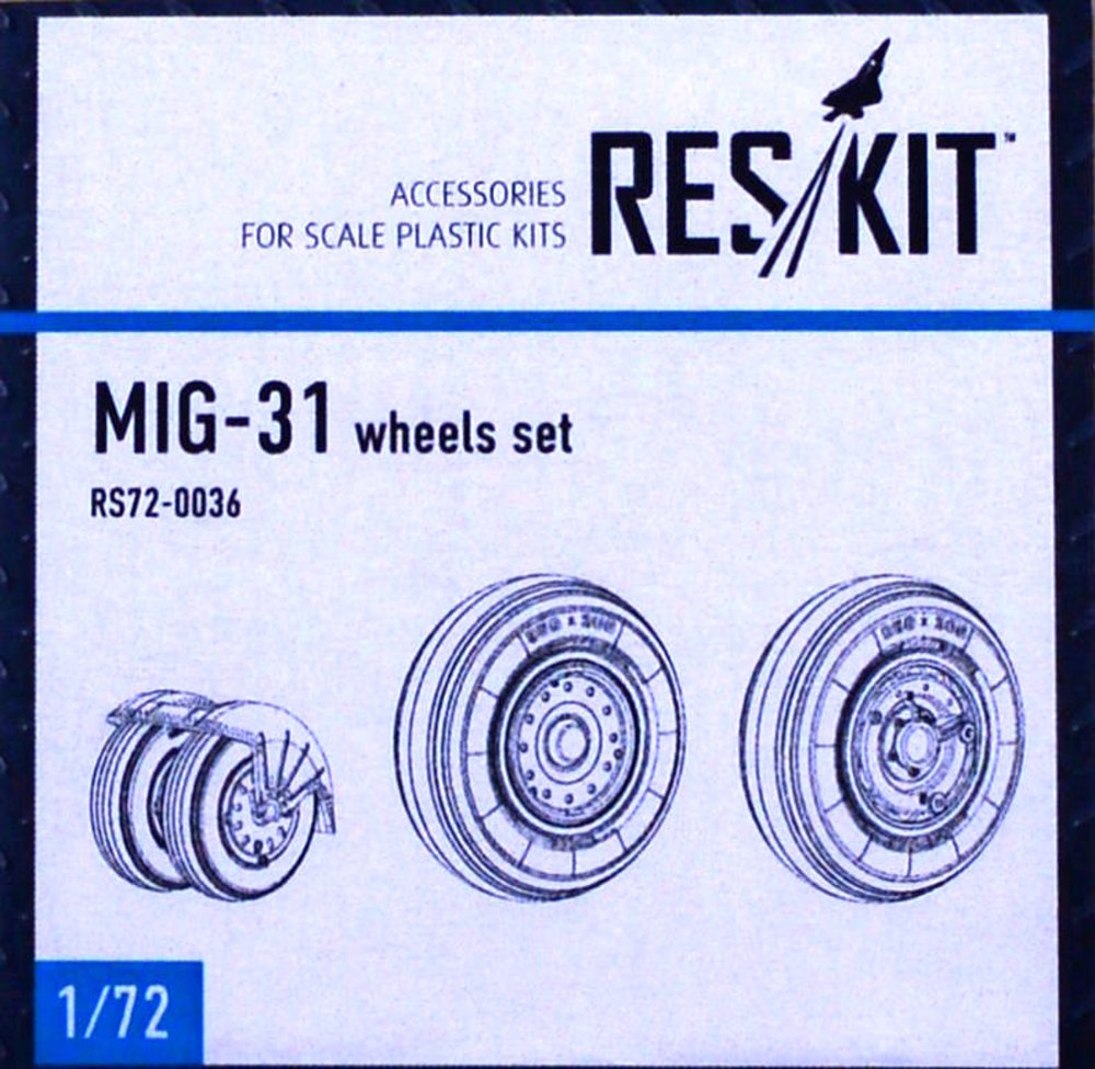 MiG-31 wheels set RS72-0036
