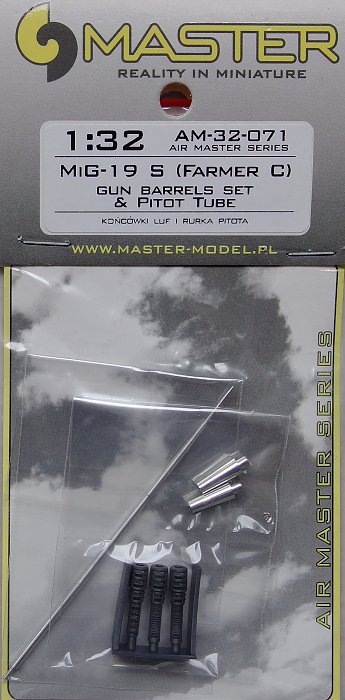 MiG-19S (Farmer C) - gun barrels set & pitot tube AM-32-071