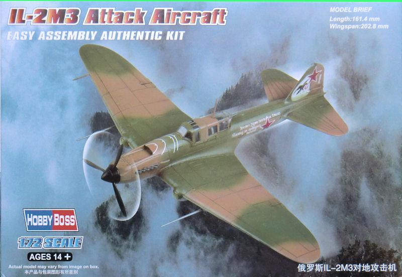 IL-2M3 Attack aircraft Easy Assembly 