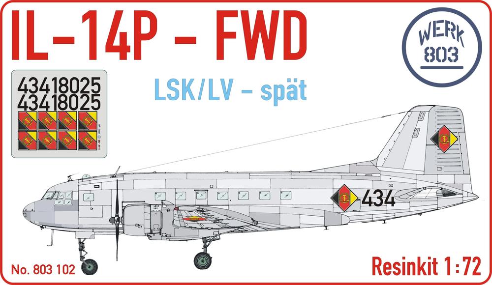 Ilyushin Il-14P - FWD LSK/LV spat