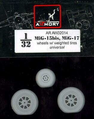 Mig-15/17 wheels set AW32014