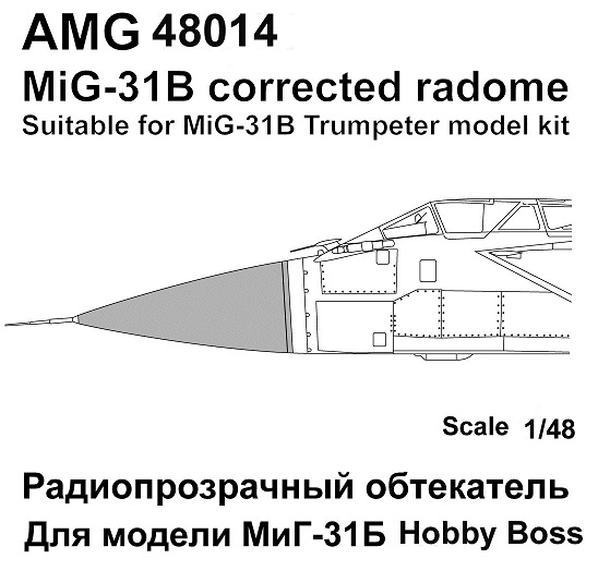 MiG-31B Radiolucent fairing AMG 48014