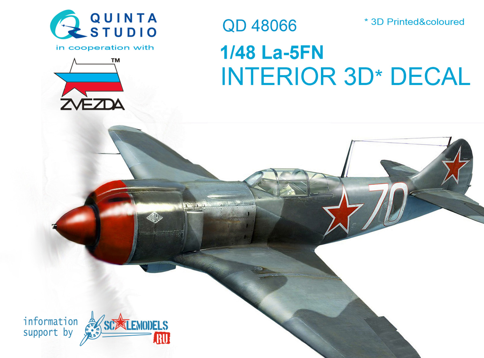 La-5FN Interior 3D Decal QD48066