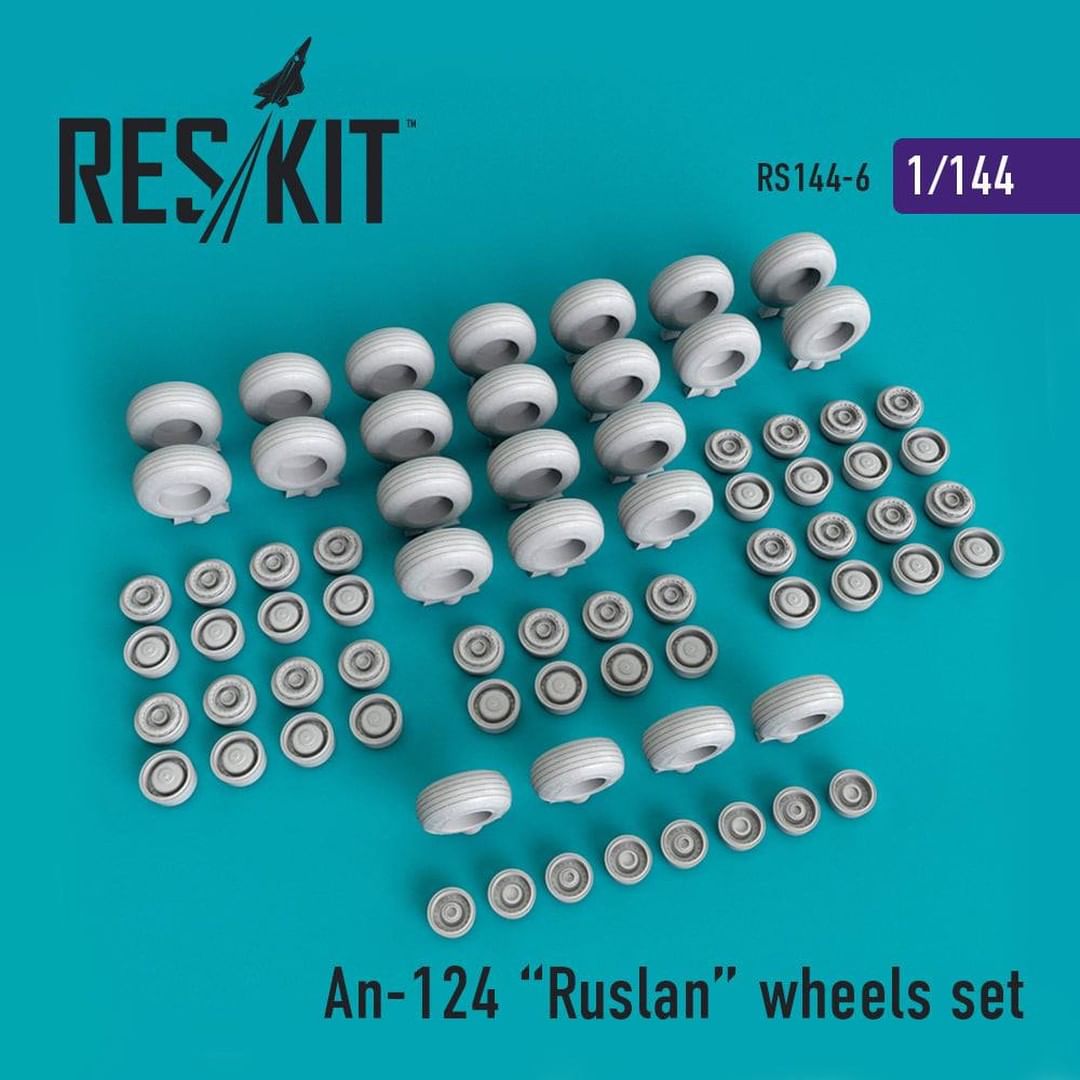 An-124 Ruslan wheels set RS144-6