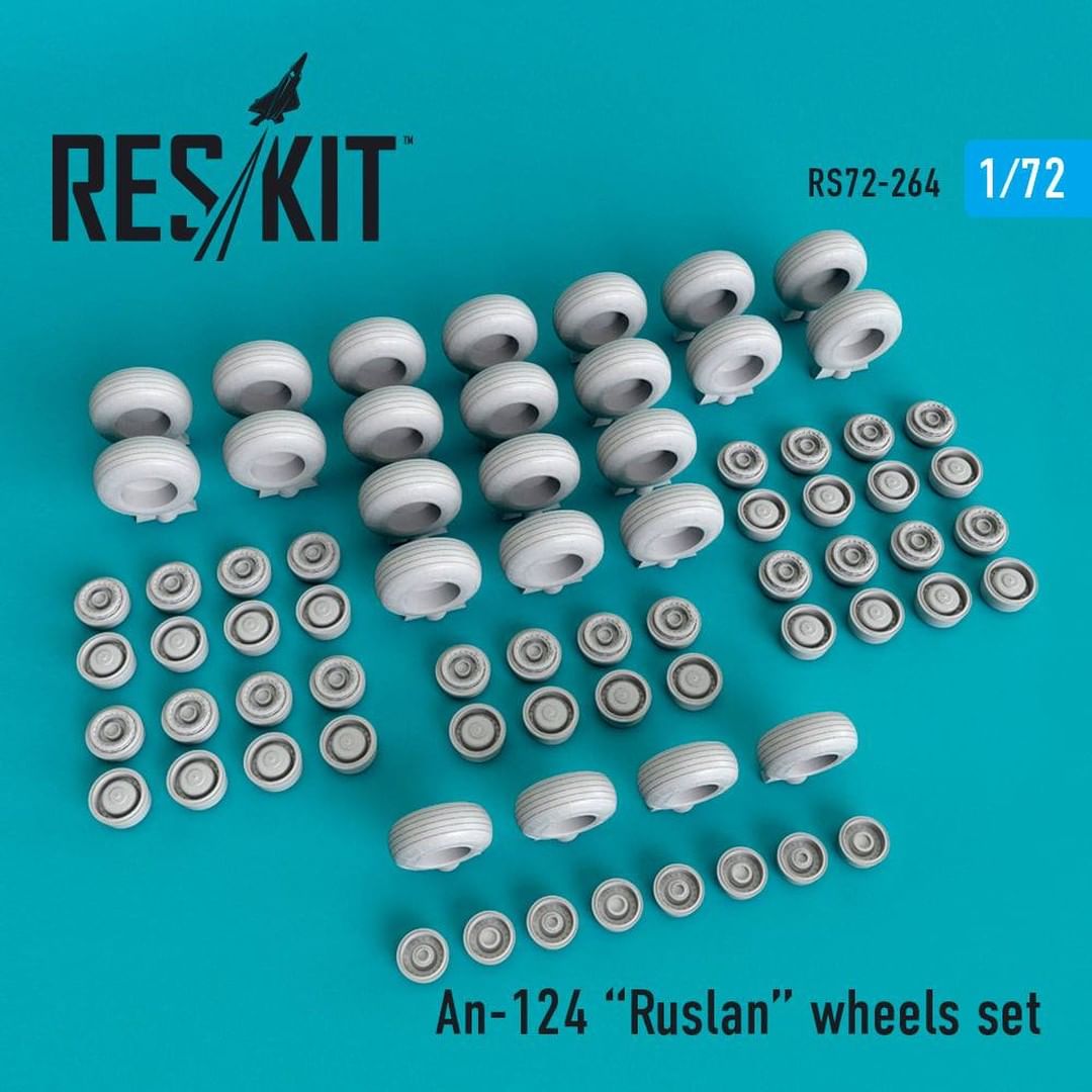 An-124 Ruslan wheels set RS72-264