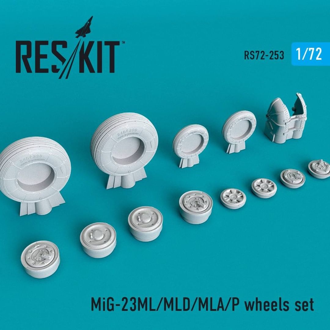MiG-23ML/MLD/MLA/P wheels set RS72-253