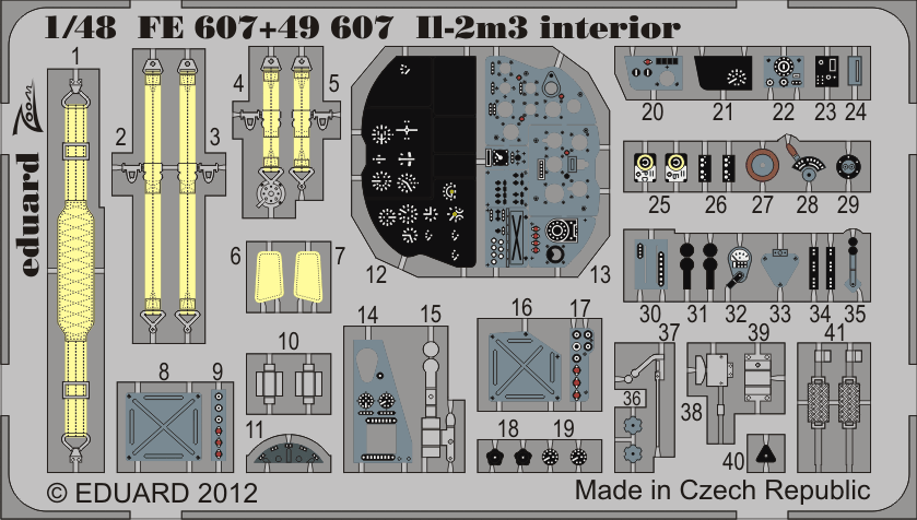 Il-2m3 interior (интерьер) FE607