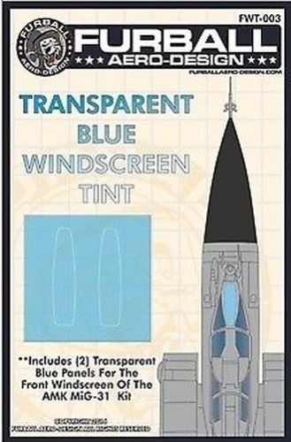 MiG-31 transparent blue windscreen tint FWT-003