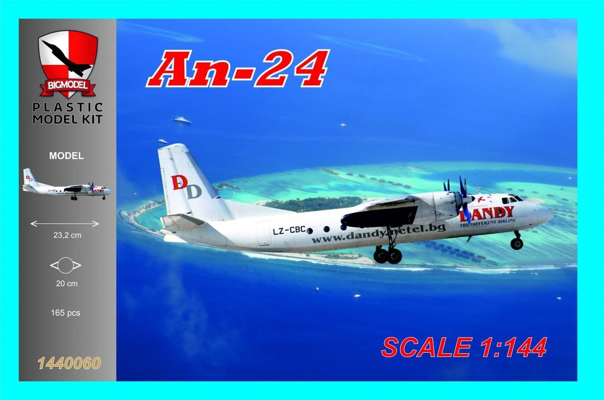 AN-24 LOT DANDY AIRLINES