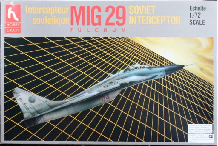 Mikoyan-Gurevich MiG-29 Fulcrum Soviet Interceptor 