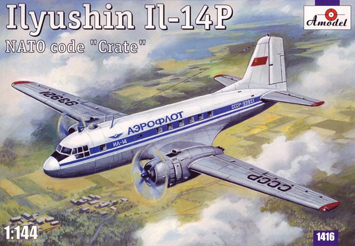 Ilyushin IL-14P 'Crate' Soviet civil aircraft