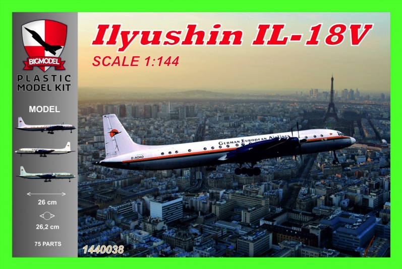 Ilyushin Il-18V German European Airways 