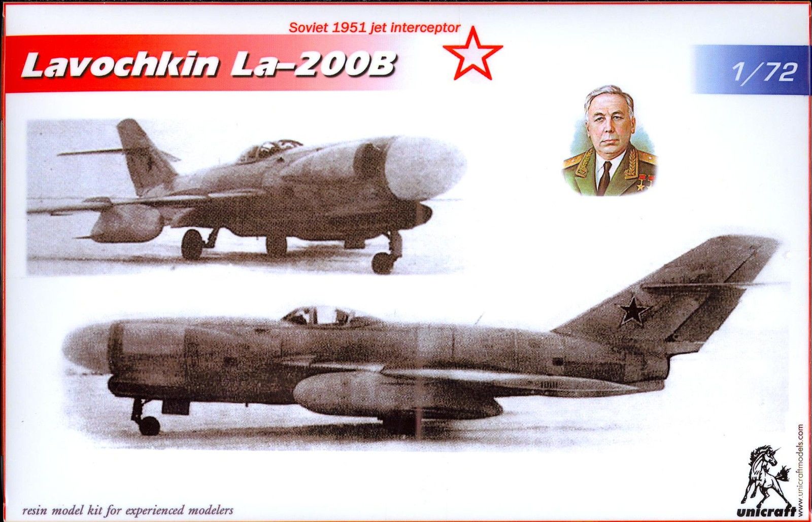 Lavochkin La-200B Soviet 1951 jet interceptor 